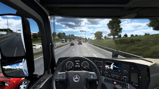 A DAY in the LIFE of a TRUCK DRIVER / REAL DRIVING / ETS2 смотреть онлайн