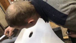 Подготовка стеклопластика к покраске!!! Часть #1