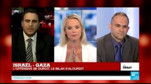 Un diplomate palestinien ferme le clapet d_une sioniste de France 24