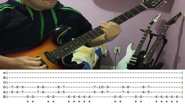 MEGADETH - 13 - GUITAR LESSON WITH TABS смотреть онлайн