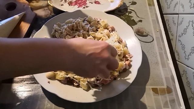 ✅ Рецепт Слоёного салата "Шанхай"