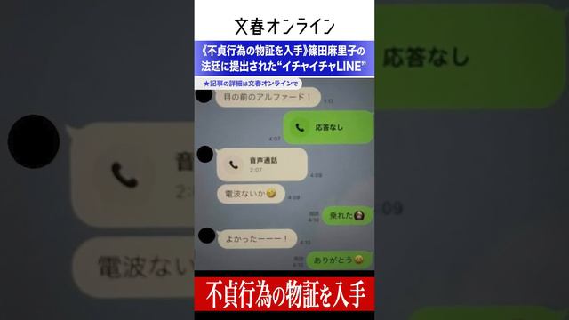 《不貞行為の物証を入手》篠田麻里子の法廷に提出された“イチャイチャLINE”