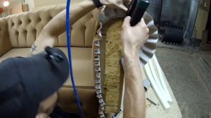 ДИВАН Честерфилд Chesterfield своими руками 2 ЧАСТЬ