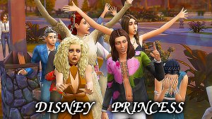 Праздник с огоньком |Эп.9|Принцессы Диснея в The Sims 4|