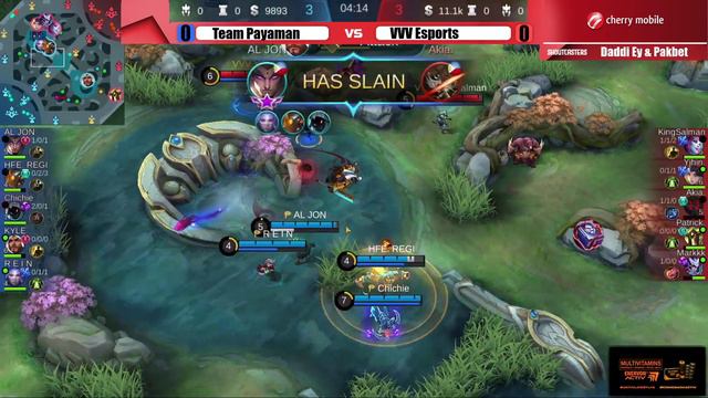 Team Payaman vs VVV Esports Game 1 Just ML Cup Day 6 (BO3) | Mobile Legends