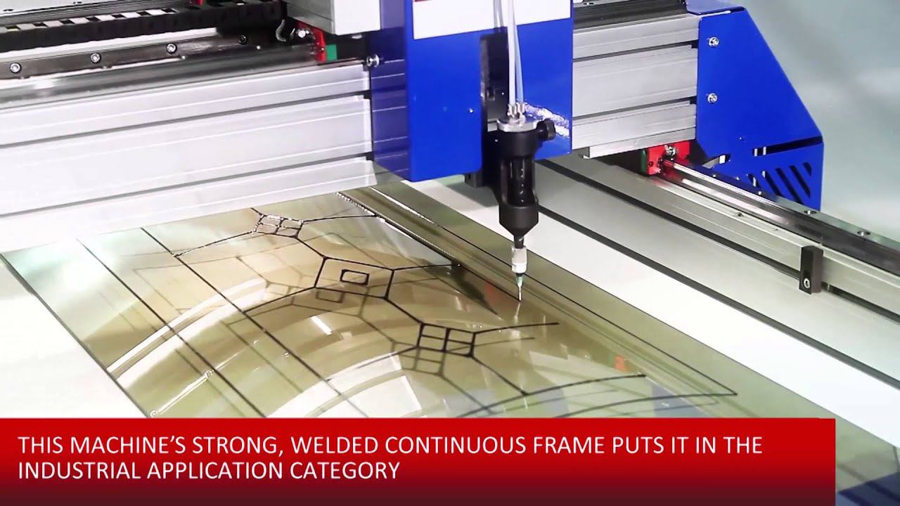 Machines for making decorative glass. Cutting any glass. Film stained-glass window. смотреть онлайн