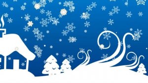 Новогодний футаж-переходы "Зимние узоры"/хромакей