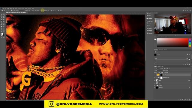 Create a RAP Cover Art | Photoshop Tutorial | Est Gee GFX смотреть онлайн