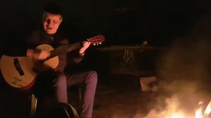 Песня под гитару. Домой, домой, домой!