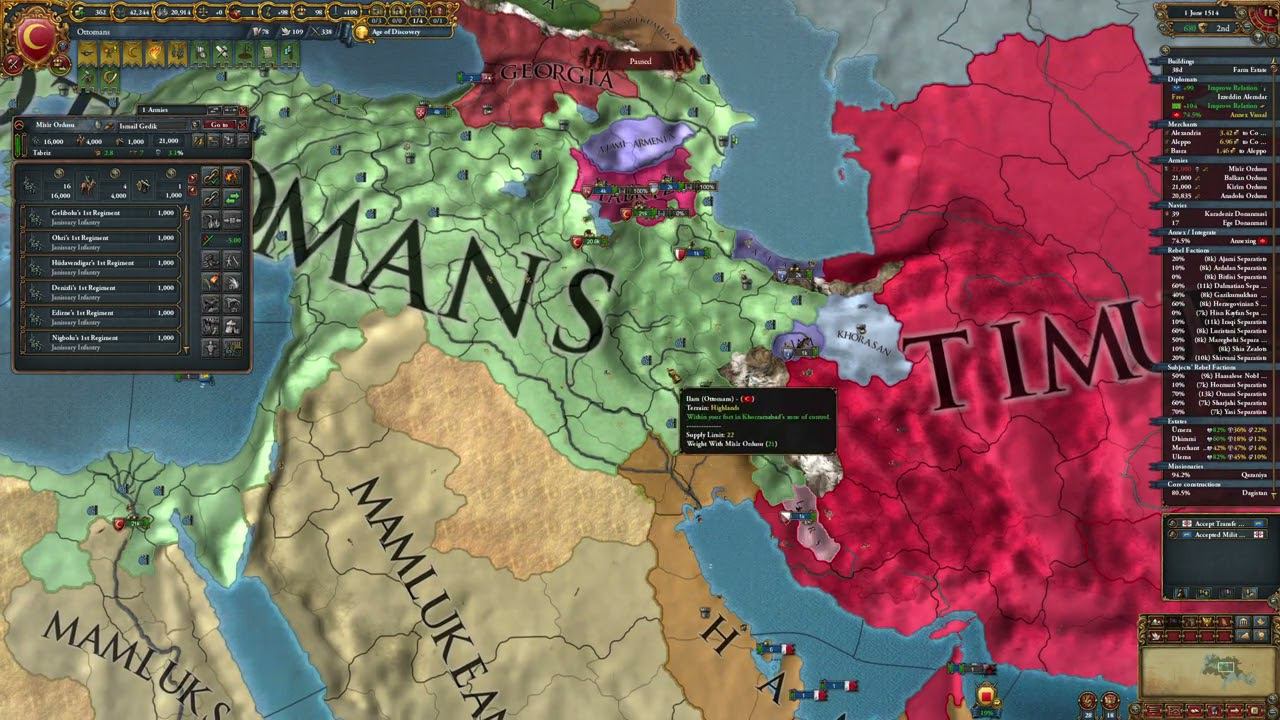 Europe Universalis IV 1.34.5 Casual ottomans часть 9.