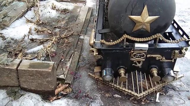 Мангал паровоз из газового баллона смотреть онлайн