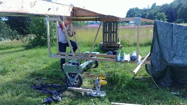 Самолёт по-дешману. #19. Подкосы. Снял со стапеля. смотреть онлайн