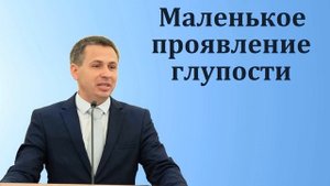 "Маленькое проявление глупости". Е. А. Чмых. МСЦ ЕХБ
