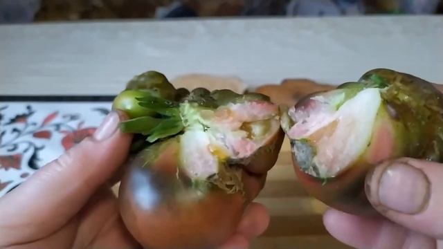 Дегустация томата Бизон Черный - первый монструозный урожай с махровых цветов смотреть онлайн