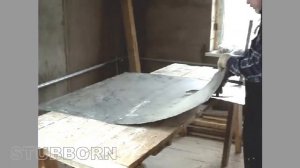 Проход кирпичной трубы через перекрытие. Без кирпичной разделки.