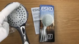 Распаковка лейки для душа ESKO SPL953