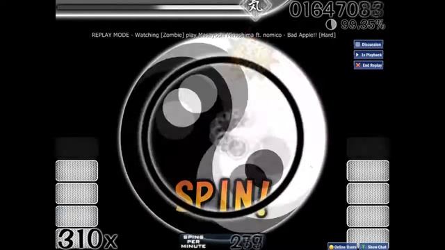 Osu! - Bad Apple ~ Hard смотреть онлайн