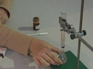 Химия. Опыты. Неорганика. Возгонка йода