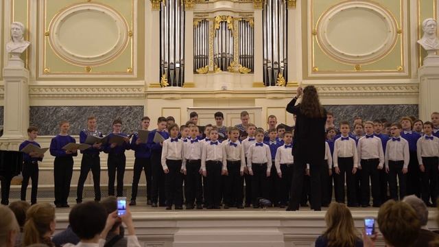 Хоровой коллектив "До-ми-соль" и Камерный хор "Визант" - Днесь Орле Российский смотреть онлайн