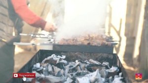 Дагестанская Свадьба .Очень Вкусный Шашлык #дагестанскаясвадьба