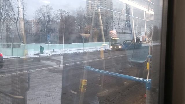 Автобус Т60 метро "Новые Черёмушки" - метро "Варшавская" // 08.12.2022 смотреть онлайн
