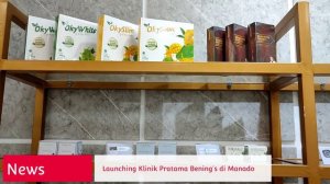 SELEBRITI FERO WALANDOW DAN STEFFI ZAMORA HADIR DI LAUNCHING KLINIK BENING'S DI MANADO