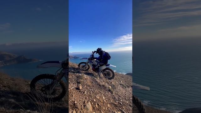 Как вам зима в Крыму?)и когда вы закрываете сезон в своем регионе?! #shortsvideo #enduro #crimea