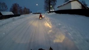 Покатушки на снегоходах.Arctic Cat bercat 570 VS Yamaha viking 540.Под снегом много воды.
