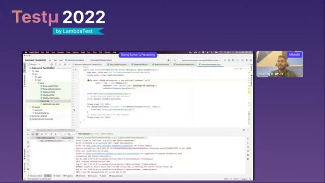 Selenium 4.0 And The Future | Manoj Kumar | Testμ 2022 | LambdaTest ?