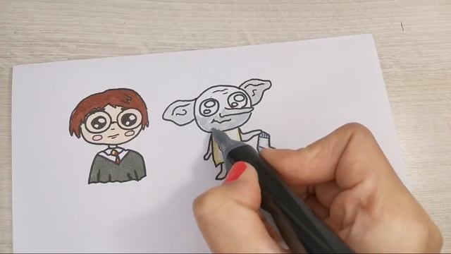 Трансляция//Наклейки Гарри Поттер. Милые Рисунки Пошагово смотреть онлайн