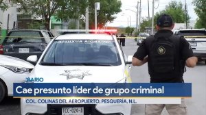 Detienen a presunto líder e integrantes de grupo criminal en Pesquería