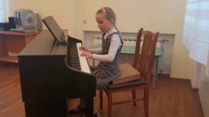 Мария Наседкина. Ф. Бургмюллер "Скользим по воде"