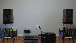Usher Audio X-718 with Yamaha A-S700 Integrated Amplifier