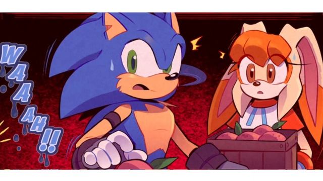 Комикс:Спайк и Чао - "Сад Сао" на русском | Соник, Крим и Эми | Aresworlds смотреть онлайн