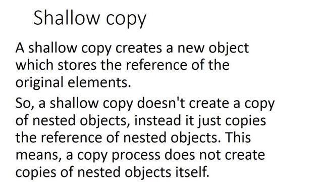 Shallow Copy Vs Deep Copy in Python | True Copy of List in Python | Deep Copy of List in Python