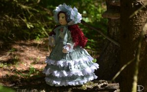 Интерьерная кукла. барышня на чайник.