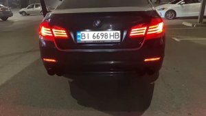 Выхлоп с пайпом BMW f10 528 2013 + даунпайп Ворон Днепр закрытая эл заслонка на выхлопе