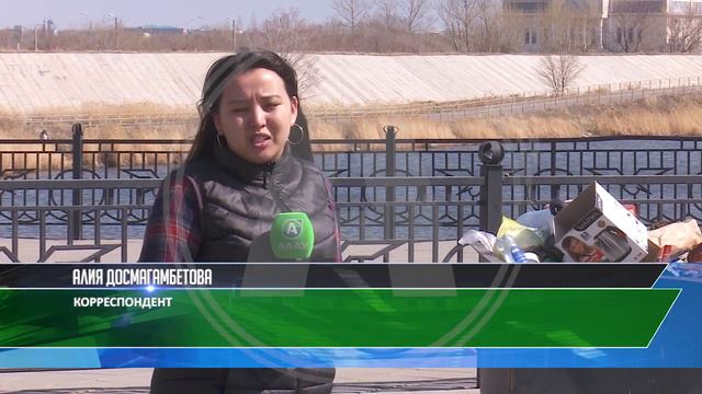 В каком состоянии костанайские набережные после зимы? смотреть онлайн