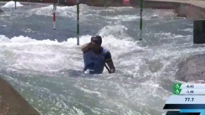 Sideris Tasiadis Germany Final / 2023 ICF Canoe-Kayak Slalom World Cup Augsburg Germany