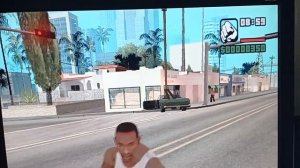 GTA игра на ноутбуке ASEAR 2009 .