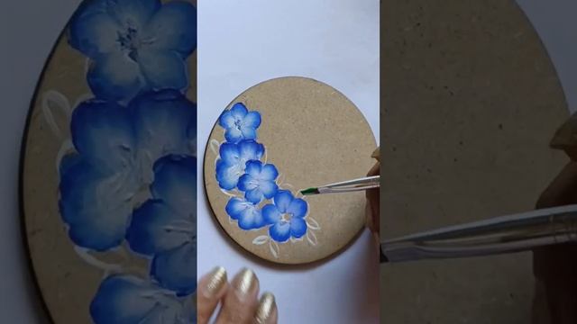 One Stroke Flower Painting ?