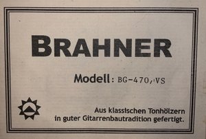 Гитара Brahner BG 470 VS - Californication - Red Hot Chili Peppers