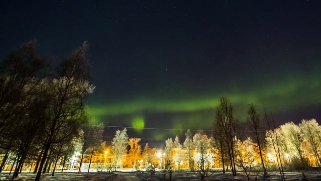 Сияние, Архангельск, 12 января 2021г. смотреть онлайн
