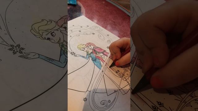 Красим, рисуем ЭЛЬЗУ❄️ Paint, draw Elsa❄️ Холодное сердце / Frozen