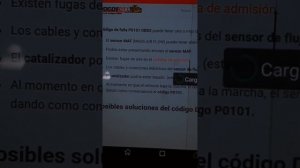 Chery tiggo II - Inestabilidad de motor. Código de falla: P0101