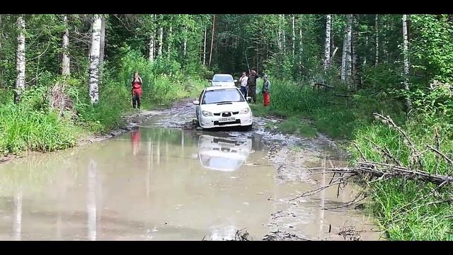 Subaru Impreza GG3 грязь лужи #незасел смотреть онлайн