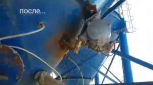 0727 2016 08 03 Установка вибратора в цементный силос