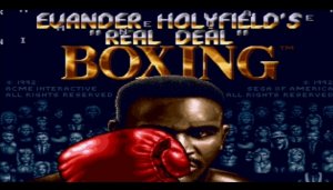 Игра Euander Holyfield's real deal BOXING на приставку SEGA