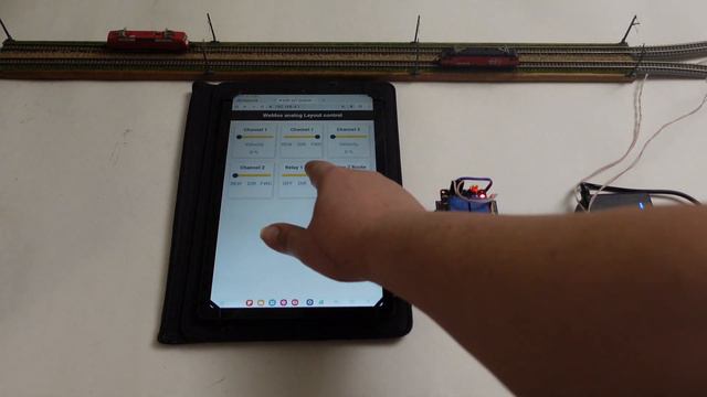 Управление макетом железной дороги по Wi-Fi.  Analog Modellbahn mit Wi-Fi. смотреть онлайн