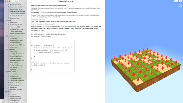 Appending to an Array - Swift Playgrounds смотреть онлайн